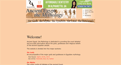 Desktop Screenshot of egyptianmyths.net